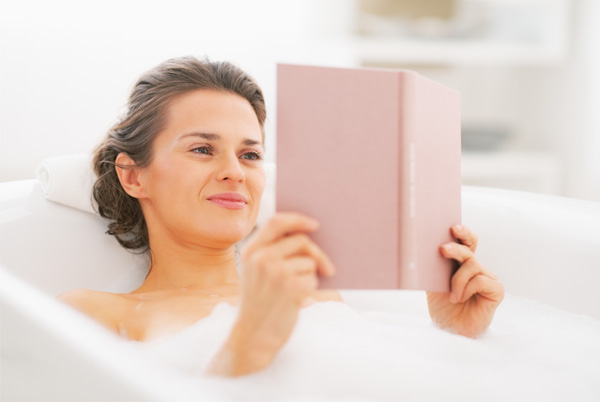 Čítanie v kúpeli