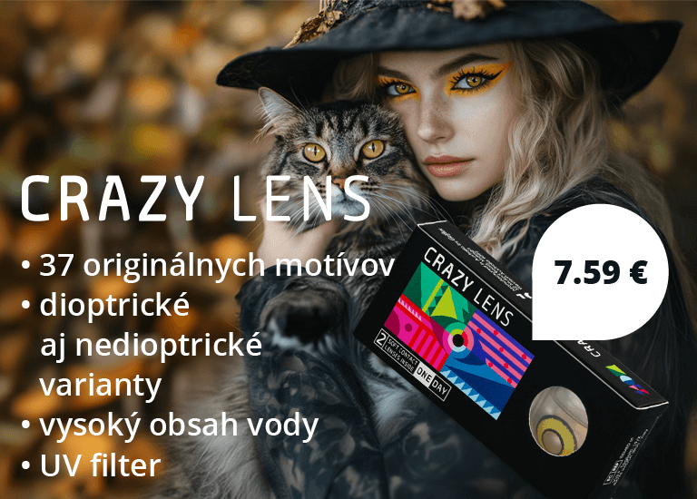 37 originálnych motívov, dioptrické aj nedioptrické varianty, vysoký obsah vody, UV filter