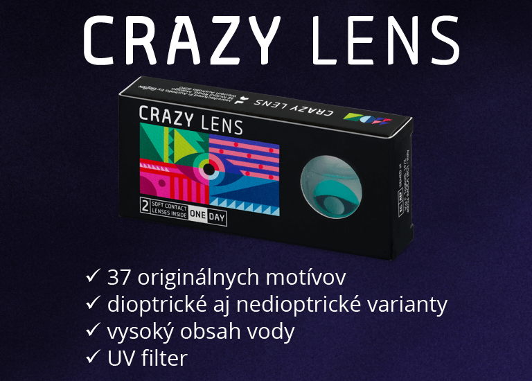 37 originálnych motívov, dioptrické aj nedioptrické varianty, vysoký obsah vody, UV filter