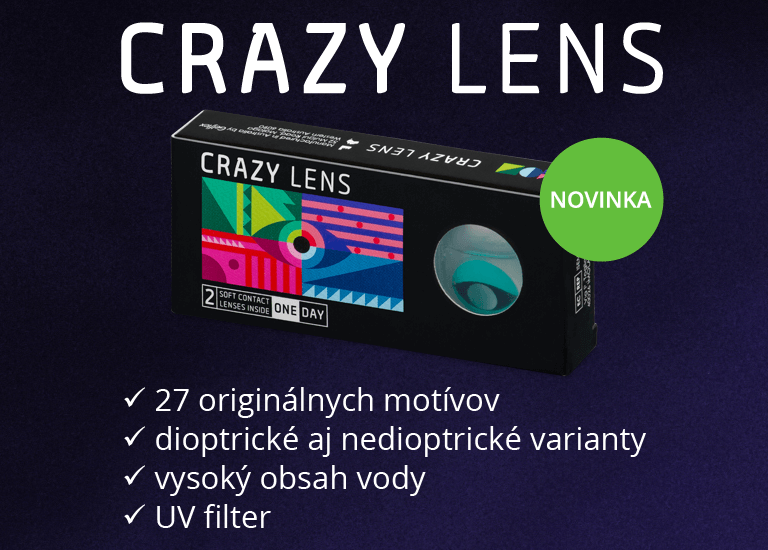 27 originálnych motívov, dioptrické aj nedioptrické varianty, vysoký obsah vody, UV filter