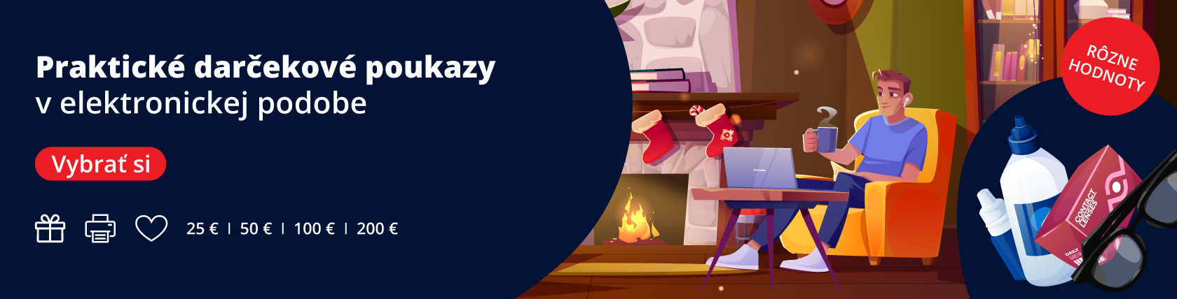 Praktické darčekové poukazy v elektronickej podobe