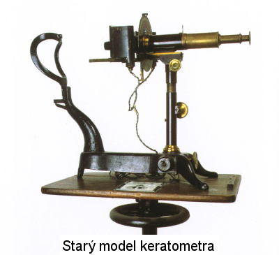 Keratometer starý