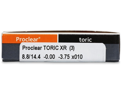 Proclear Toric XR (3 šošovky) - Náhľad parametrov šošoviek