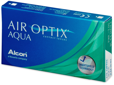 Air Optix Aqua (3 šošovky) - Mesačné kontaktné šošovky