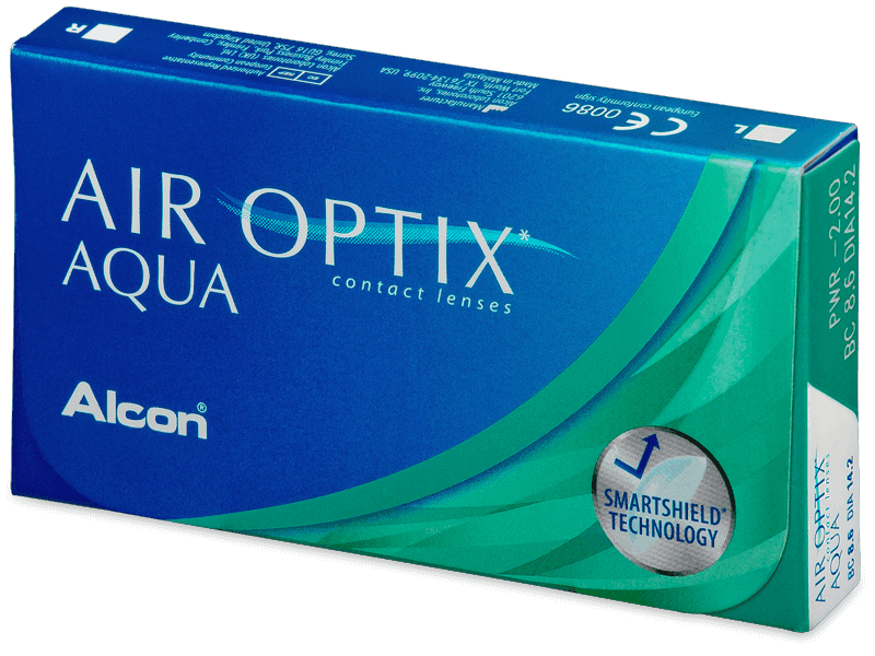 Air Optix Aqua (3 šošovky) - Mesačné kontaktné šošovky