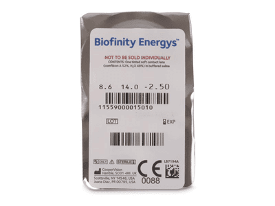 Biofinity Energys (6 šošoviek) - Vzhľad blistra so šošovkou