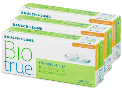 Biotrue ONEday for Astigmatism (90 šošoviek) - Tórické kontaktné šošovky