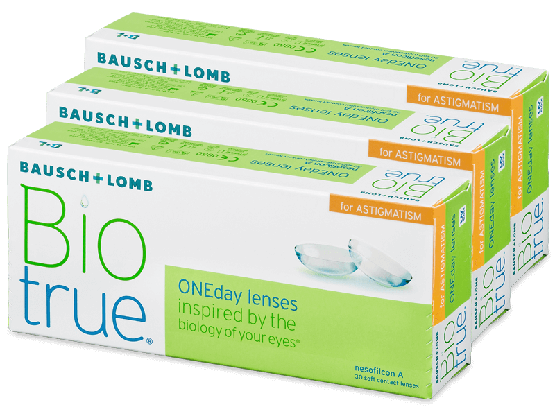 Biotrue ONEday for Astigmatism (90 šošoviek) - Tórické kontaktné šošovky