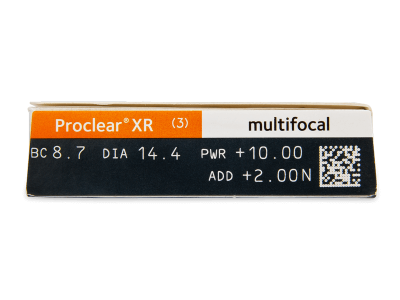 Proclear Multifocal XR (3 šošovky) - Náhľad parametrov šošoviek