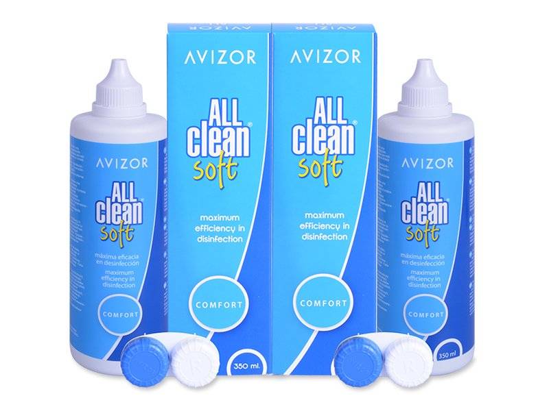 Roztok Avizor All Clean Soft 2x 350 ml - Výhodné dvojbalenie roztoku