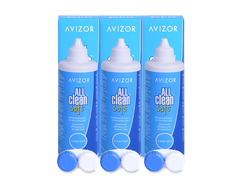 Roztok Avizor All Clean Soft 3x350 ml  - Výhodné trojbalenie roztoku