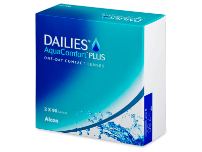 Dailies AquaComfort Plus (180 šošoviek) - Jednodenné kontaktné šošovky