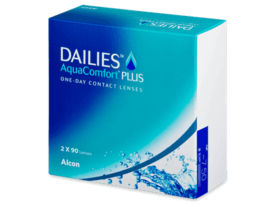 Dailies AquaComfort Plus (180 šošoviek) - Jednodenné kontaktné šošovky