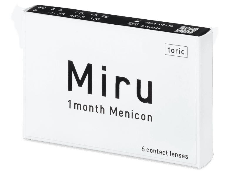 Miru 1month Menicon toric (6 šošoviek) - Tórické kontaktné šošovky