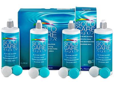 Roztok SoloCare Aqua 4x 360 ml - Starší vzhľad