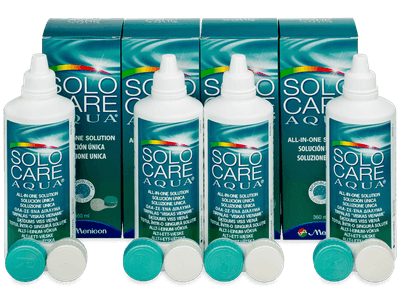 SoloCare Aqua 4 x 360 ml - Výhodné štvorbalenie roztoku