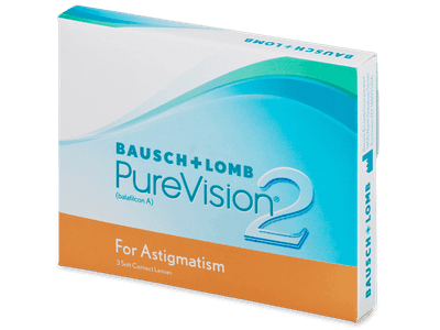 PureVision 2 for Astigmatism (3 šošovky) - Tórické kontaktné šošovky