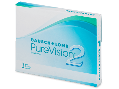 PureVision 2 (3 šošovky) - Mesačné kontaktné šošovky