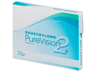 PureVision 2 (3 šošovky) - Mesačné kontaktné šošovky