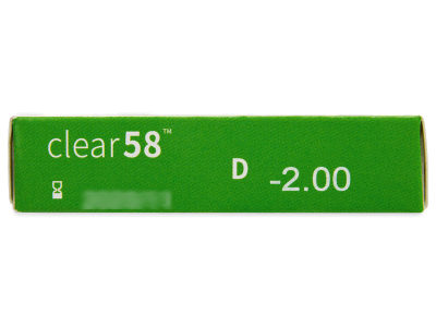 Clear 58 (6 šošoviek) - Náhľad parametrov šošoviek