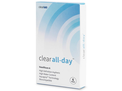 Clear All-Day (6 šošoviek) - Mesačné kontaktné šošovky