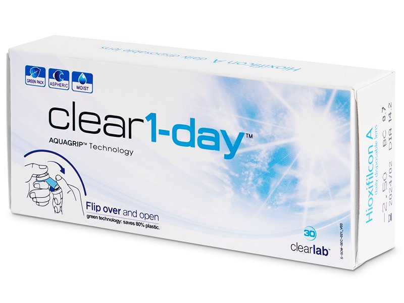 Clear 1-Day (30 šošoviek) - Jednodenné kontaktné šošovky
