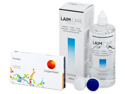 Proclear Sphere (6 šošoviek) + roztok Laim-Care 400ml