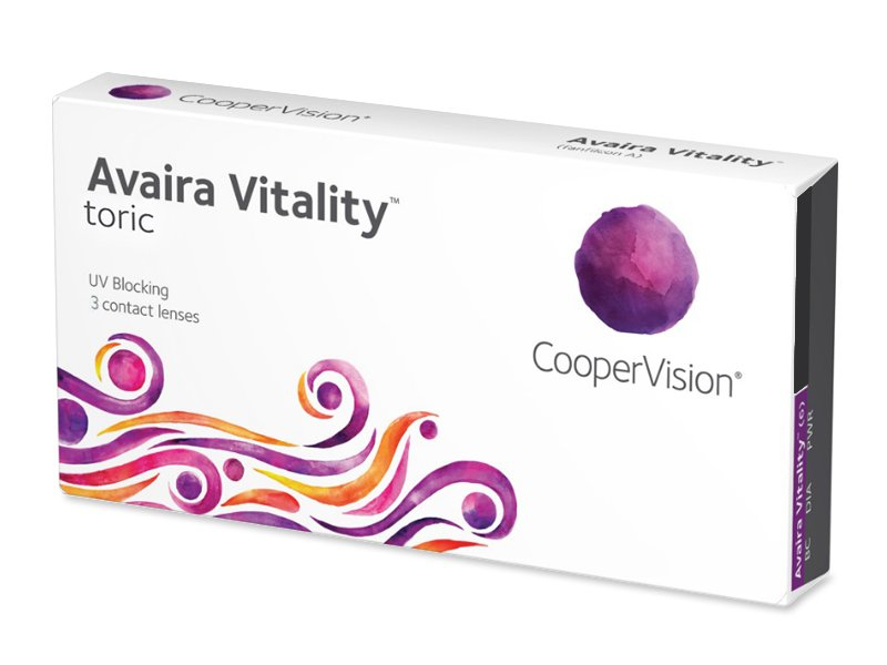 Avaira Vitality Toric (3 šošovky) - Tórické kontaktné šošovky