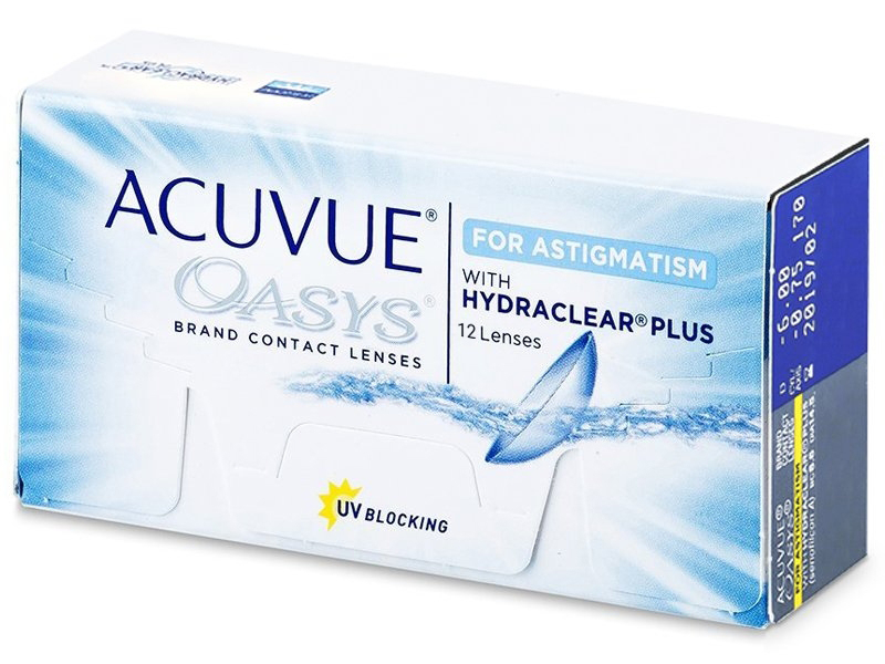 Acuvue Oasys for Astigmatism (12 šošoviek) - Tórické kontaktné šošovky