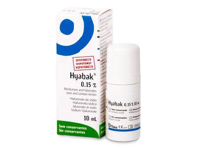 Očné kvapky Hyabak 10 ml - Starší vzhľad