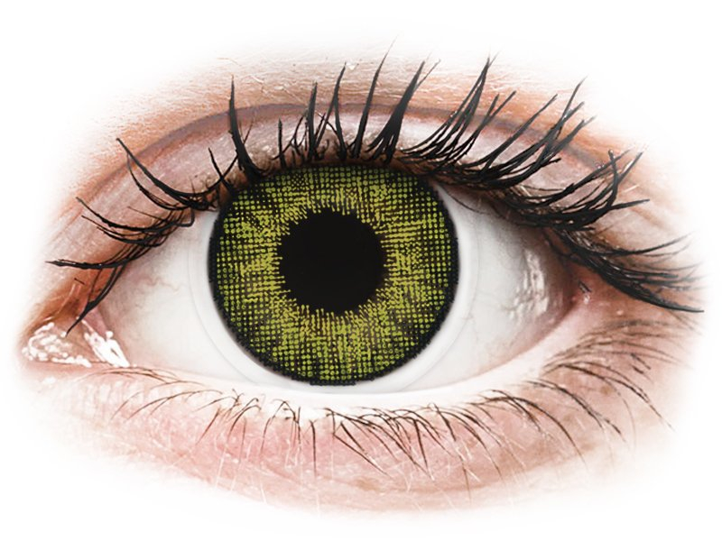 Air Optix Colors - Gemstone Green - nedioptrické (2 šošovky) - Coloured contact lenses