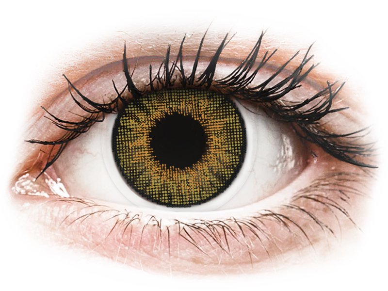 Air Optix Colors - Pure Hazel - nedioptrické (2 šošovky) - Coloured contact lenses
