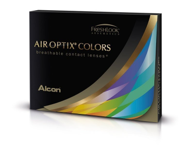 Air Optix Colors - Sterling Gray - dioptrické (2 šošovky) - Coloured contact lenses