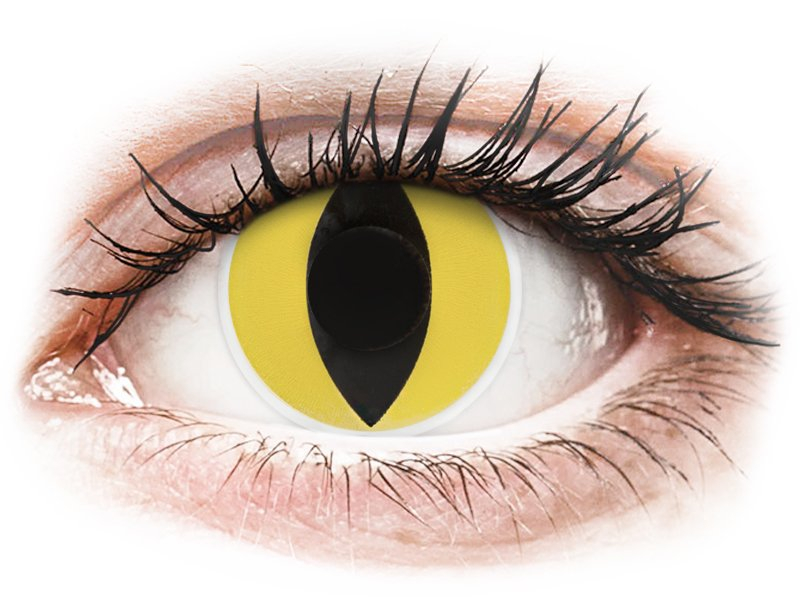 ColourVUE Crazy Lens - Cat Eye - nedioptrické (2 šošovky) - Coloured contact lenses