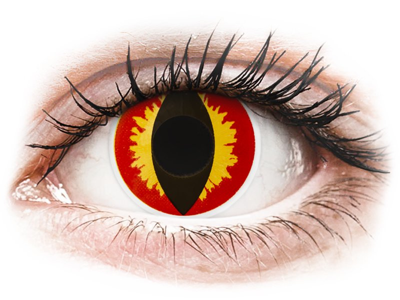 ColourVUE Crazy Lens - Dragon Eyes - nedioptrické (2 šošovky) - Coloured contact lenses