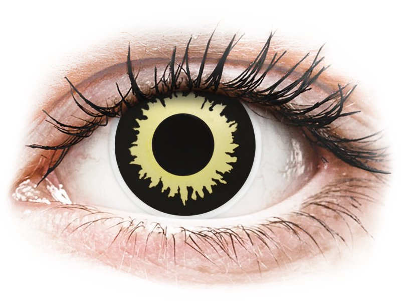ColourVUE Crazy Lens - Eclipse - nedioptrické (2 šošovky) - Coloured contact lenses