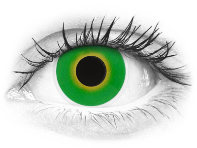 ColourVUE Crazy Lens - Hulk Green - nedioptrické (2 šošovky)