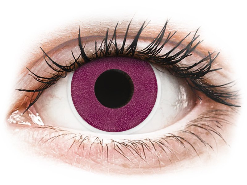 ColourVUE Crazy Lens - Purple - nedioptrické (2 šošovky) - Coloured contact lenses