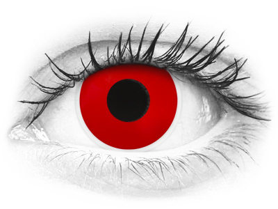 ColourVUE Crazy Lens - Red Devil - nedioptrické (2 šošovky)