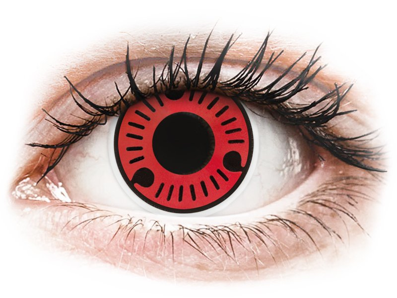 ColourVUE Crazy Lens - Sasuke - nedioptrické (2 šošovky) - Coloured contact lenses