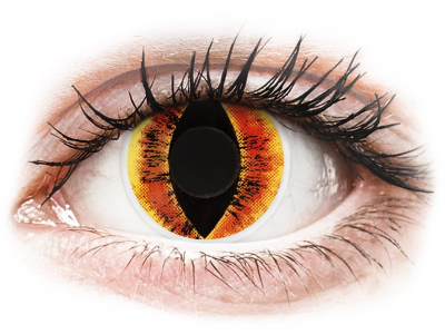 ColourVUE Crazy Lens - Saurons Eye - nedioptrické (2 šošovky) - Coloured contact lenses
