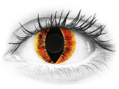ColourVUE Crazy Lens - Saurons Eye - nedioptrické (2 šošovky)