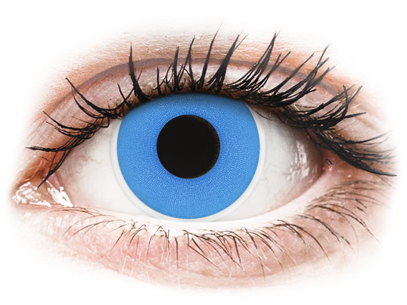 ColourVUE Crazy Lens - Sky Blue - nedioptrické (2 šošovky) - Coloured contact lenses