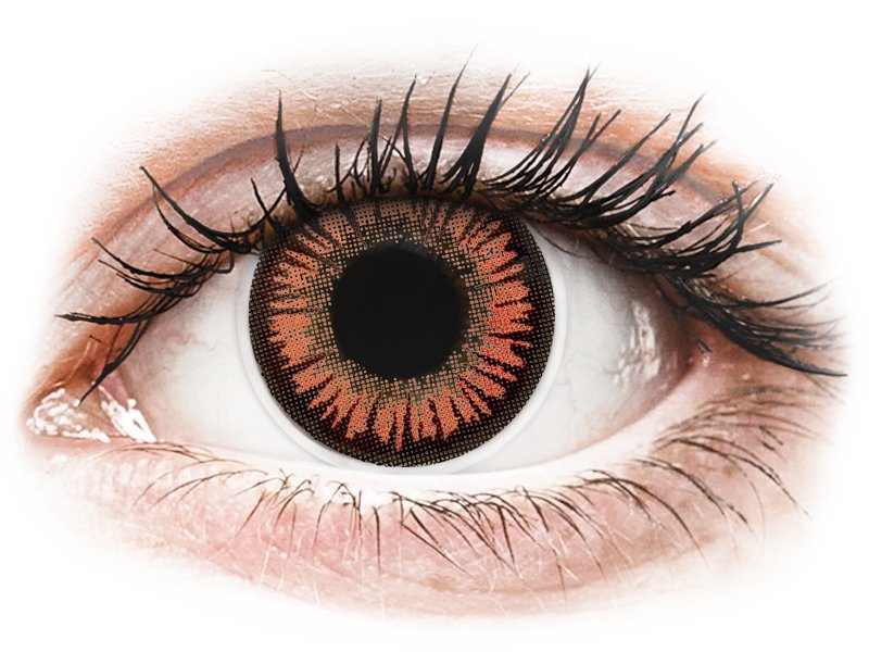ColourVUE Crazy Lens - Vampire - nedioptrické (2 šošovky) - Coloured contact lenses