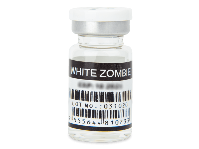 ColourVUE Crazy Lens - White Zombie - nedioptrické (2 šošovky) - Vzhľad blistra so šošovkou