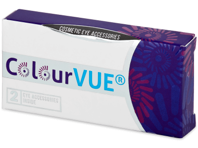 ColourVUE Crazy Lens - Solar Blue - dioptrické (2 šošovky) - Produkt je dostupný taktiež v tejto variante balenia