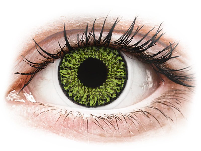 TopVue Color - Fresh Green - nedioptrické denné (10 šošoviek) - Coloured contact lenses