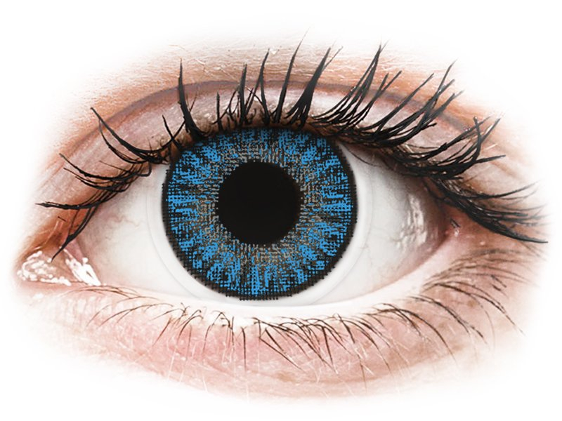 TopVue Color - Sapphire Blue - dioptrické denné (10 šošoviek) - Coloured contact lenses