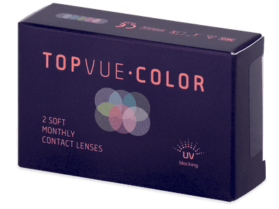 TopVue Color - Brown - dioptrické (2 šošovky) - Coloured contact lenses