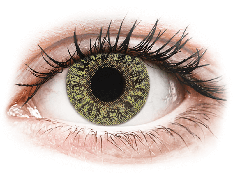 TopVue Color - Green - dioptrické (2 šošovky) - Coloured contact lenses
